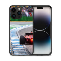Thumbnail for Θήκη iPhone 15 Pro Max Racing Vibes από τη Smartfits με σχέδιο στο πίσω μέρος και μαύρο περίβλημα | iPhone 15 Pro Max Racing Vibes case with colorful back and black bezels