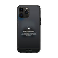Thumbnail for iPhone 15 Pro Max Sensitive Content θήκη από τη Smartfits με σχέδιο στο πίσω μέρος και μαύρο περίβλημα | Smartphone case with colorful back and black bezels by Smartfits