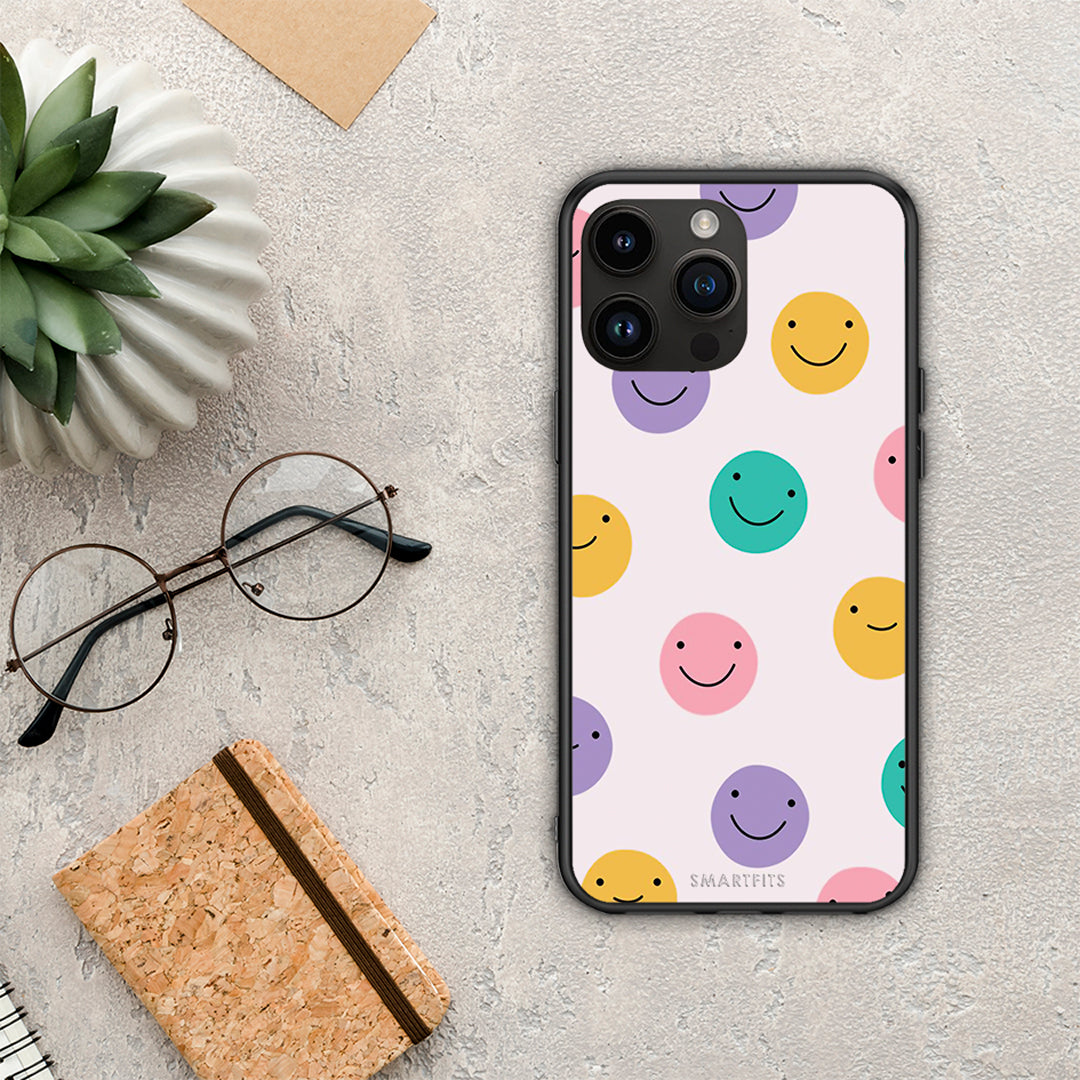 Smiley Faces - iPhone 15 Pro max case