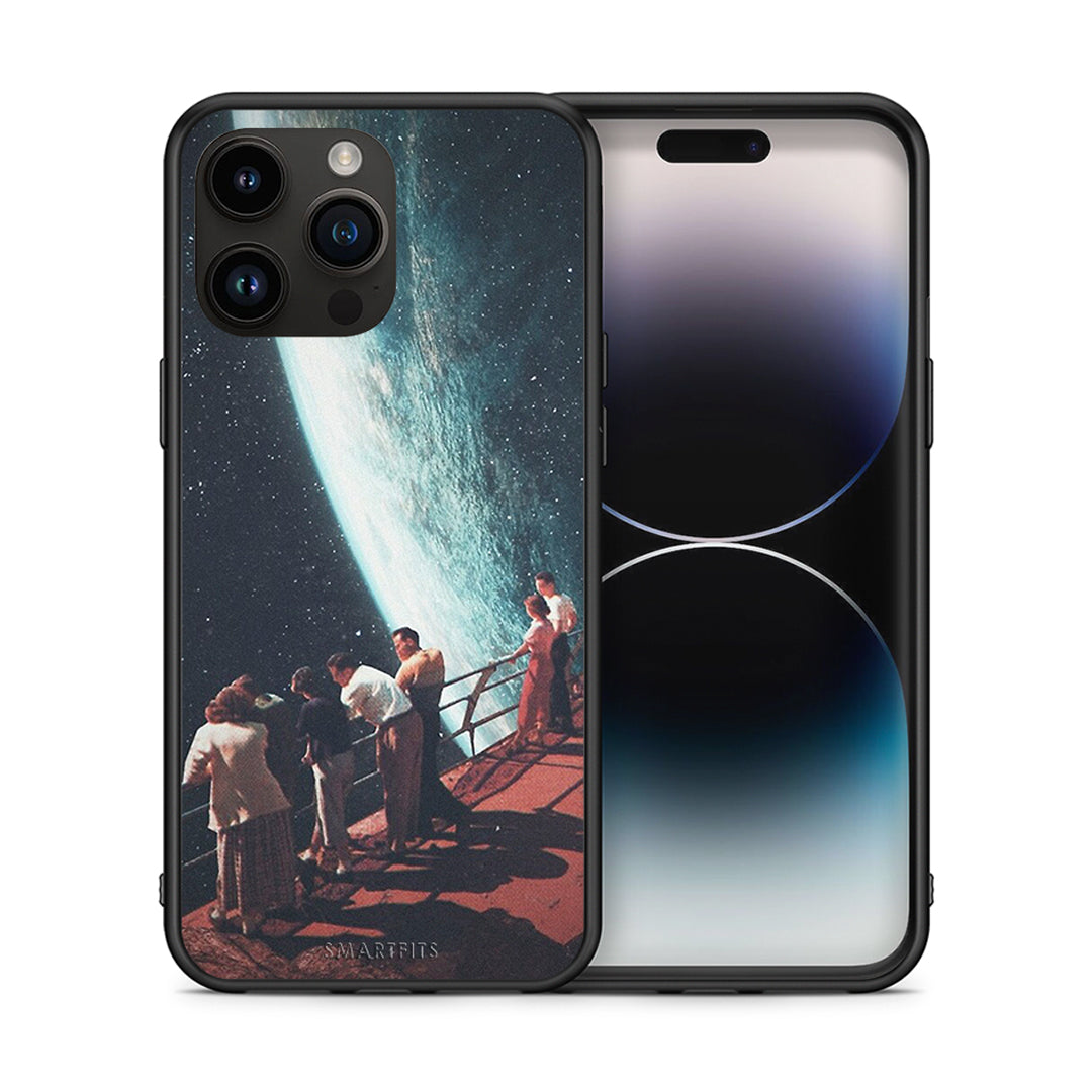 Θήκη iPhone 14 Pro Max Surreal View από τη Smartfits με σχέδιο στο πίσω μέρος και μαύρο περίβλημα | iPhone 14 Pro Max Surreal View case with colorful back and black bezels