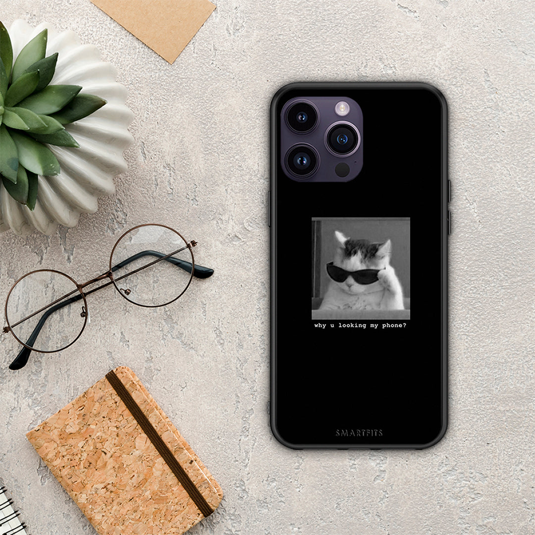 Meme Cat - iPhone 14 Pro case