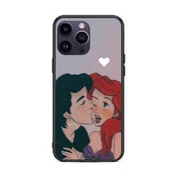 Thumbnail for iPhone 14 Pro Mermaid Love Θήκη Αγίου Βαλεντίνου από τη Smartfits με σχέδιο στο πίσω μέρος και μαύρο περίβλημα | Smartphone case with colorful back and black bezels by Smartfits