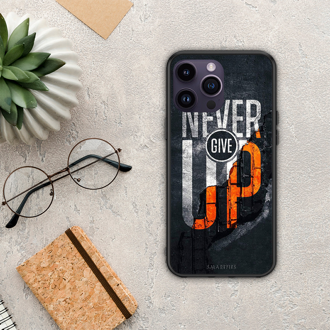 Never Give Up - iPhone 14 Pro case