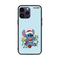 Thumbnail for iPhone 15 Pro Santa Stich θήκη από τη Smartfits με σχέδιο στο πίσω μέρος και μαύρο περίβλημα | Smartphone case with colorful back and black bezels by Smartfits