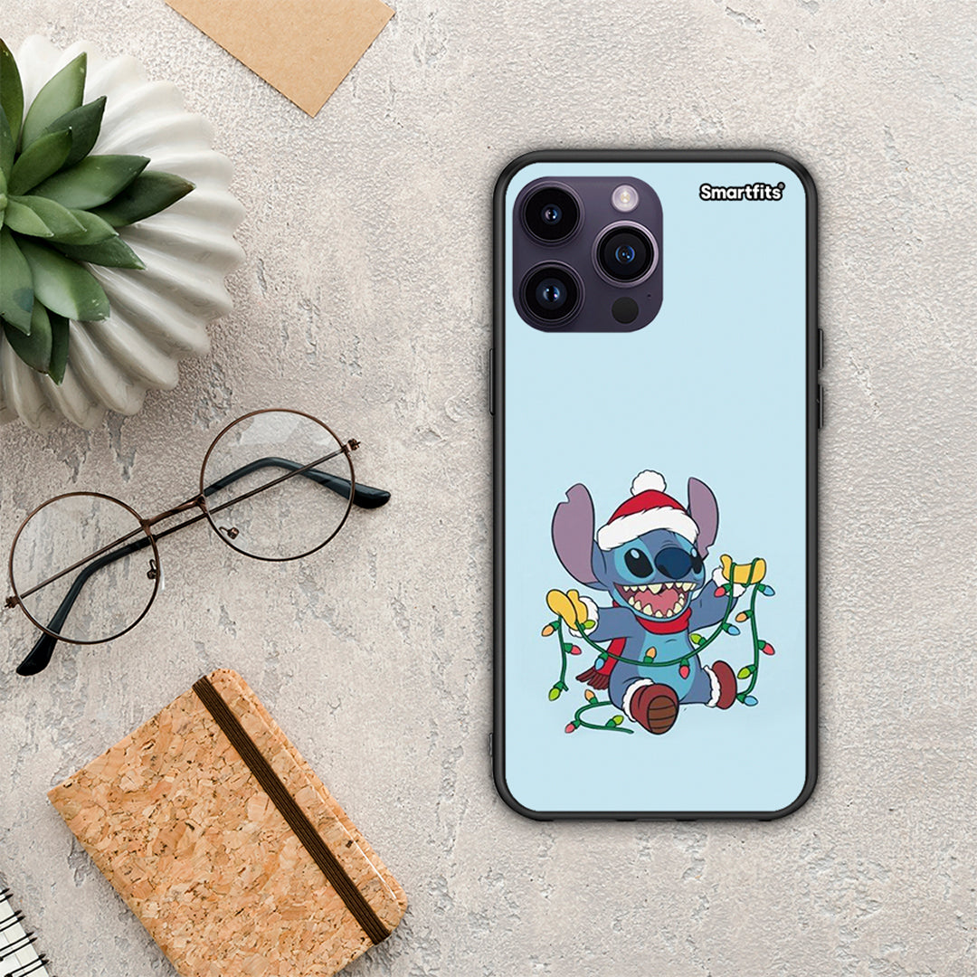 Santa Stich - iPhone 15 Pro case