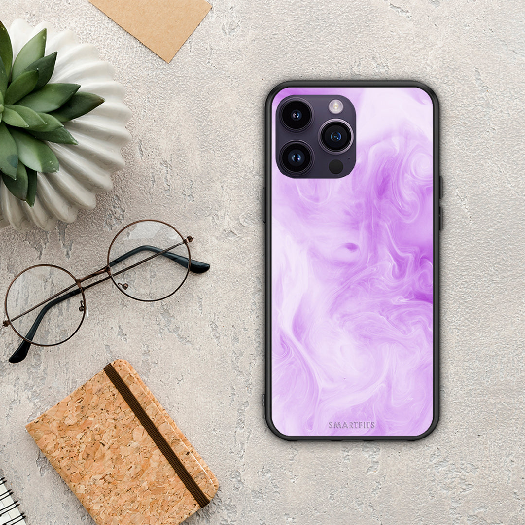Watercolor Lavender - iPhone 15 Pro case