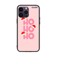 Thumbnail for iPhone 15 Pro Xmas Ho Ho Ho θήκη από τη Smartfits με σχέδιο στο πίσω μέρος και μαύρο περίβλημα | Smartphone case with colorful back and black bezels by Smartfits