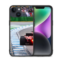 Thumbnail for Θήκη iPhone 14 Racing Vibes από τη Smartfits με σχέδιο στο πίσω μέρος και μαύρο περίβλημα | iPhone 14 Racing Vibes case with colorful back and black bezels