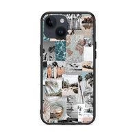 Thumbnail for iPhone 15 Retro Beach Life Θήκη από τη Smartfits με σχέδιο στο πίσω μέρος και μαύρο περίβλημα | Smartphone case with colorful back and black bezels by Smartfits