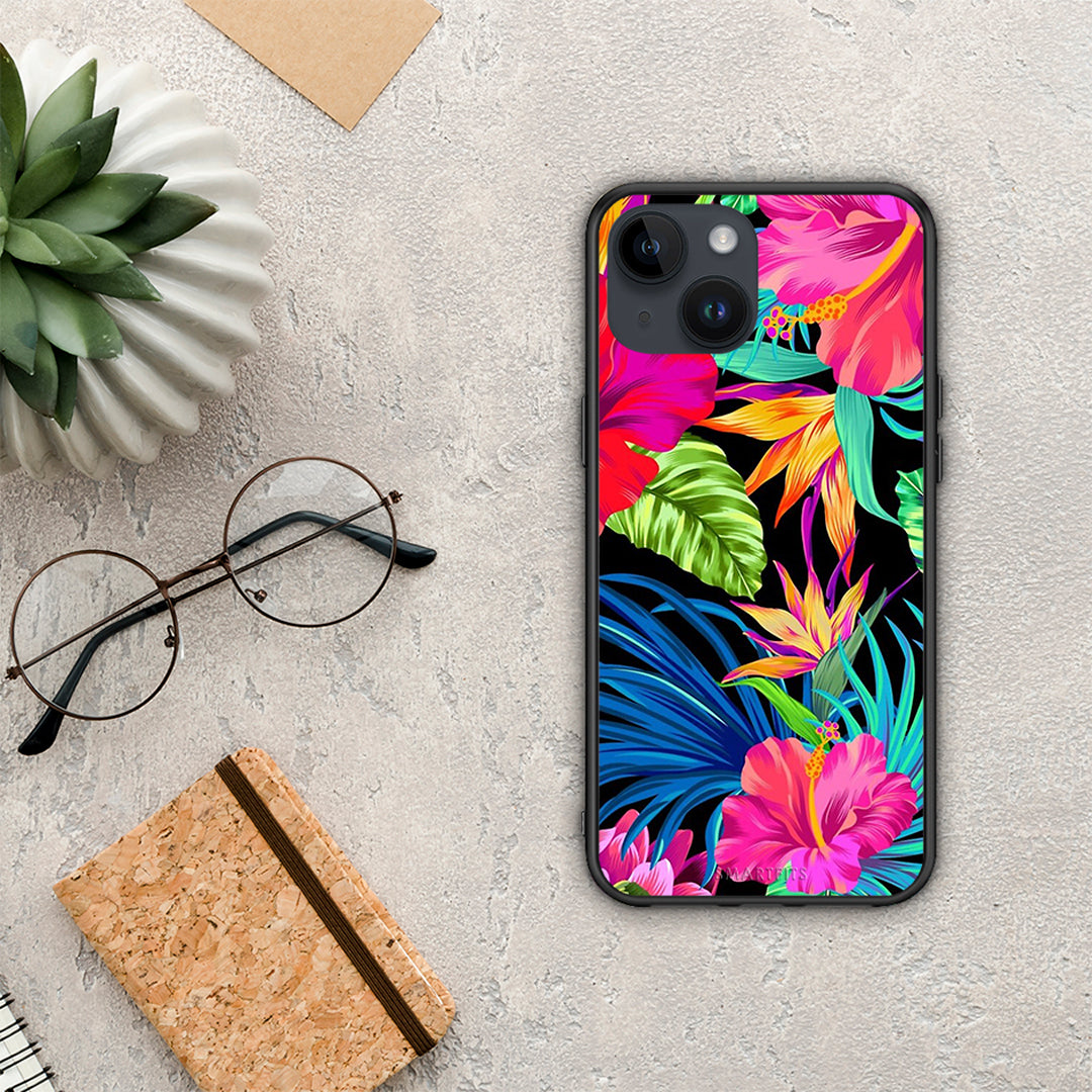 Tropical Flowers - iPhone 14 case