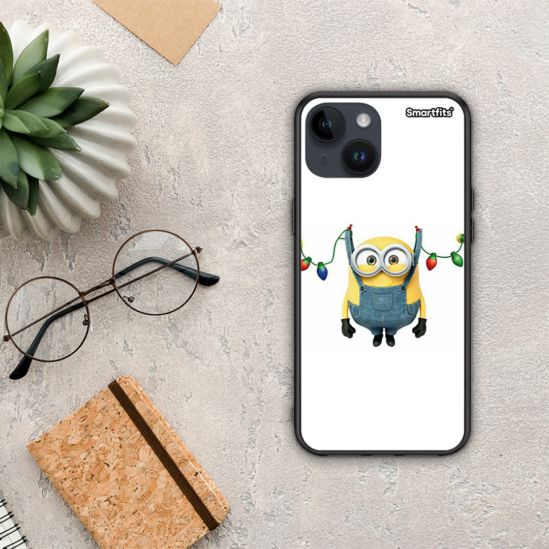 Xmas Minion Lights - iPhone 14 case