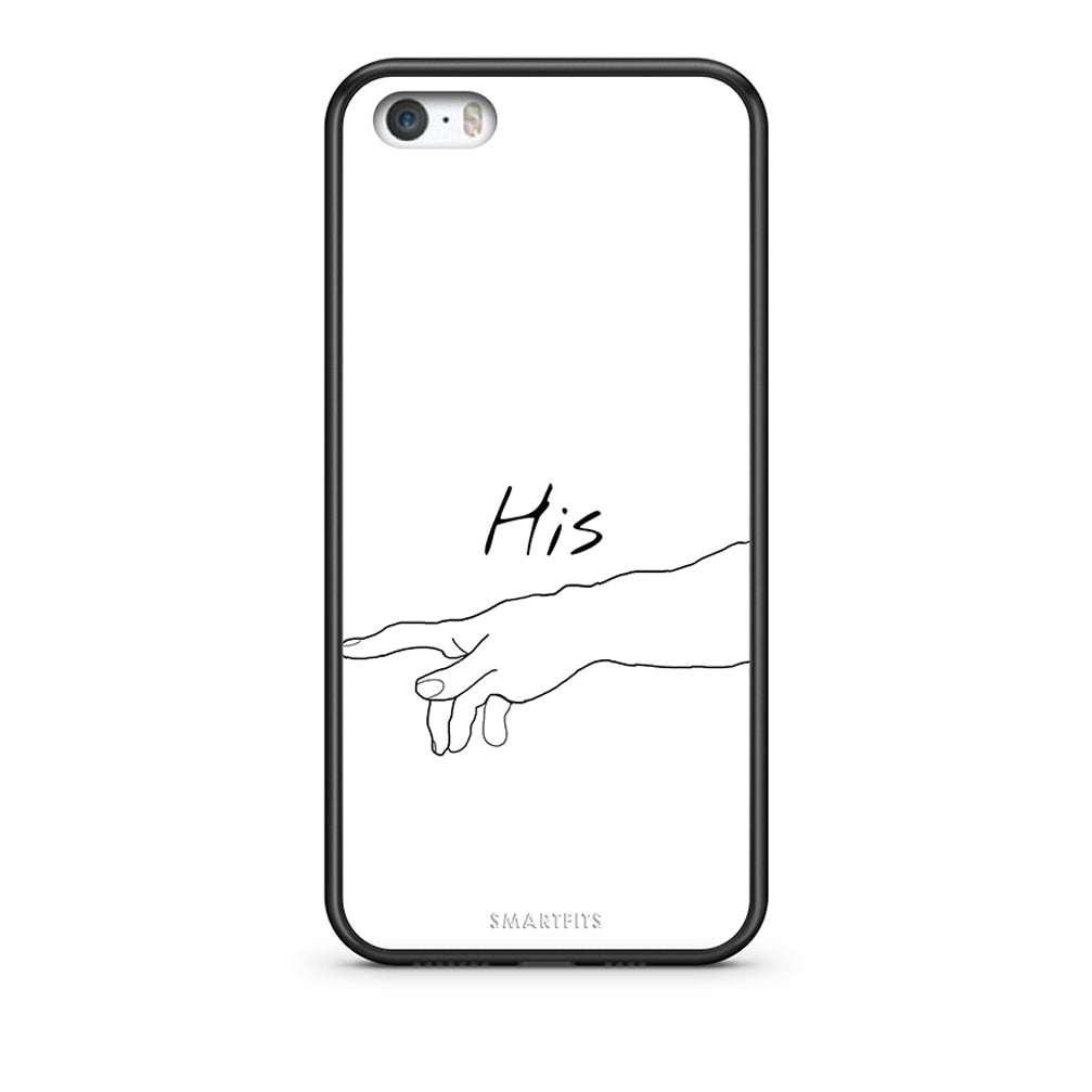 iPhone 5 / 5s / SE Aeshetic Love 2 Θήκη Αγίου Βαλεντίνου από τη Smartfits με σχέδιο στο πίσω μέρος και μαύρο περίβλημα | Smartphone case with colorful back and black bezels by Smartfits