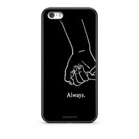 Thumbnail for iPhone 5 / 5s / SE Always & Forever 1 Θήκη Αγίου Βαλεντίνου από τη Smartfits με σχέδιο στο πίσω μέρος και μαύρο περίβλημα | Smartphone case with colorful back and black bezels by Smartfits