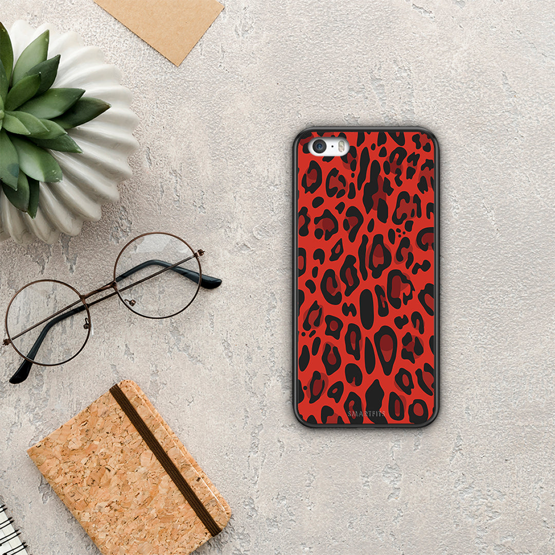 Animal Red Leopard - iPhone 5 / 5s / SE case