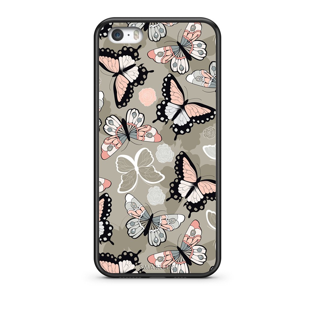 135 - iPhone 5/5s/SE Butterflies Boho case, cover, bumper