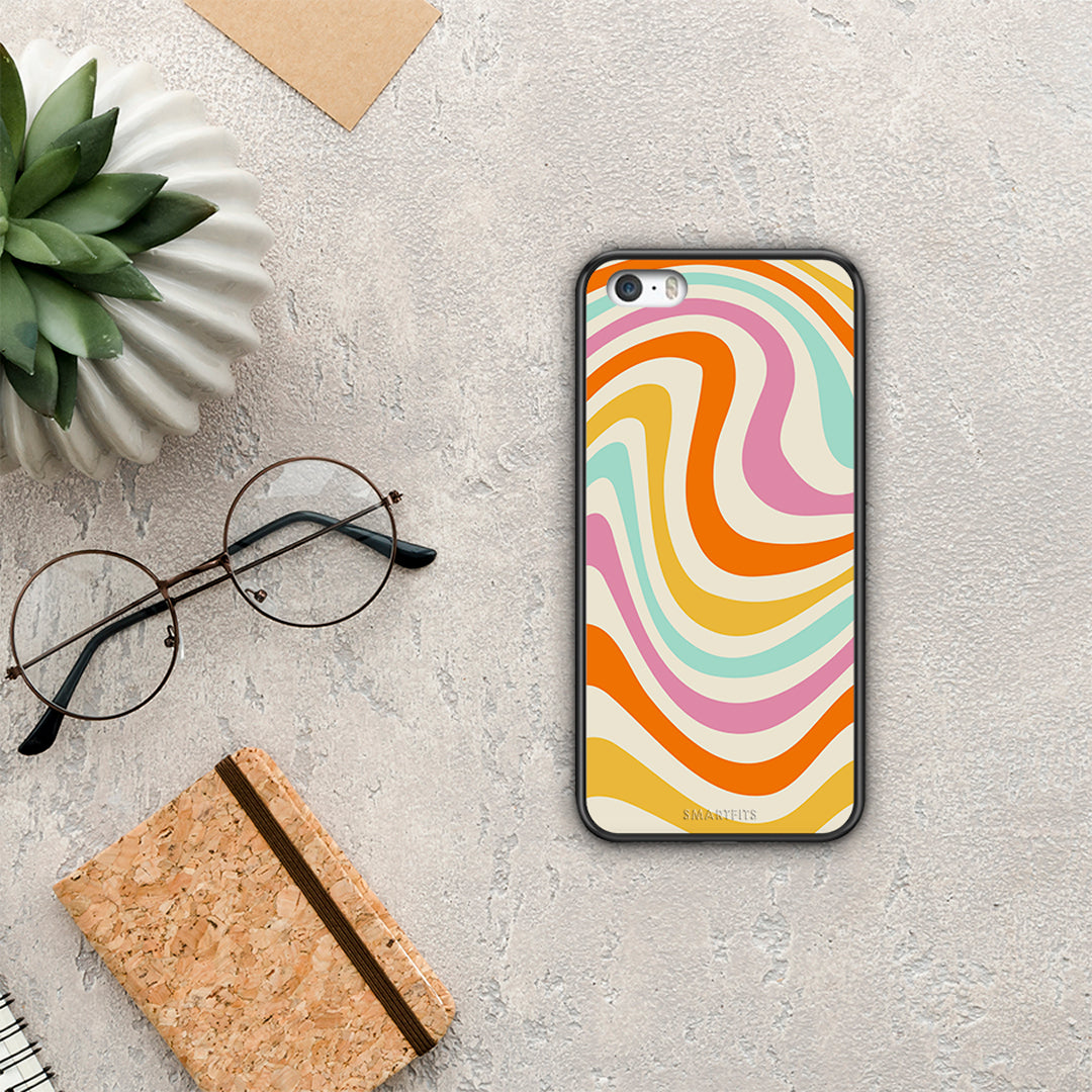 Colorful Waves - iPhone 5 / 5s / SE case