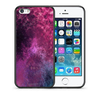 Thumbnail for Θήκη iPhone 5/5s/SE Aurora Galaxy από τη Smartfits με σχέδιο στο πίσω μέρος και μαύρο περίβλημα | iPhone 5/5s/SE Aurora Galaxy case with colorful back and black bezels