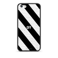 Thumbnail for iPhone 5/5s/SE Get Off θήκη από τη Smartfits με σχέδιο στο πίσω μέρος και μαύρο περίβλημα | Smartphone case with colorful back and black bezels by Smartfits