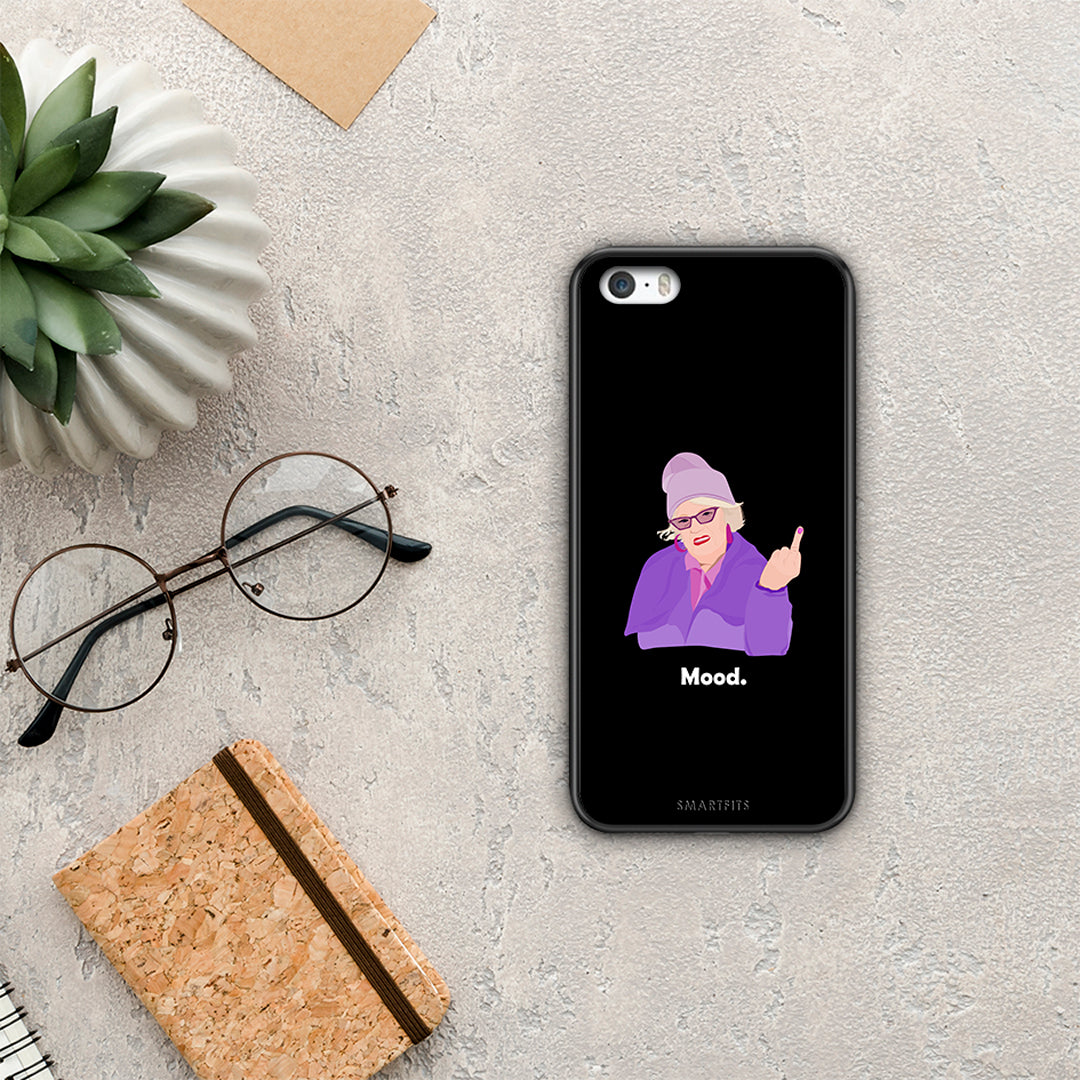 Grandma Mood Black - iPhone 5 / 5s / SE case