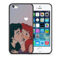 Thumbnail for Θήκη Αγίου Βαλεντίνου iPhone 5 / 5s / SE Mermaid Love από τη Smartfits με σχέδιο στο πίσω μέρος και μαύρο περίβλημα | iPhone 5 / 5s / SE Mermaid Love case with colorful back and black bezels