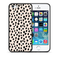Thumbnail for Θήκη iPhone 5/5s/SE New Polka Dots από τη Smartfits με σχέδιο στο πίσω μέρος και μαύρο περίβλημα | iPhone 5/5s/SE New Polka Dots case with colorful back and black bezels