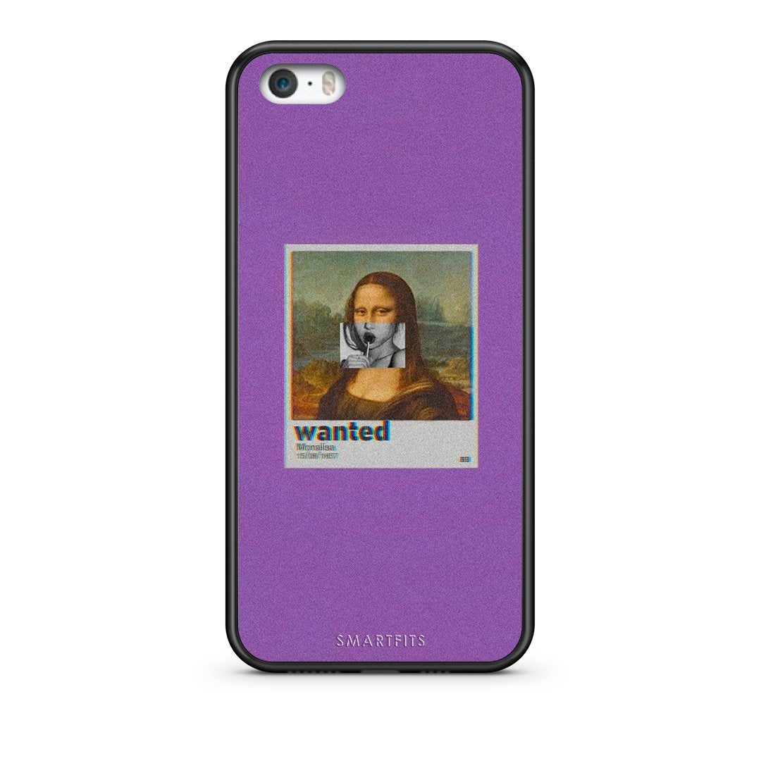 4 - iPhone 5/5s/SE Monalisa Popart case, cover, bumper