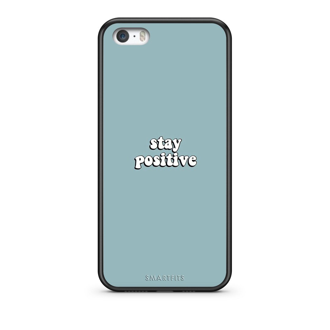 4 - iPhone 5/5s/SE Positive Text case, cover, bumper
