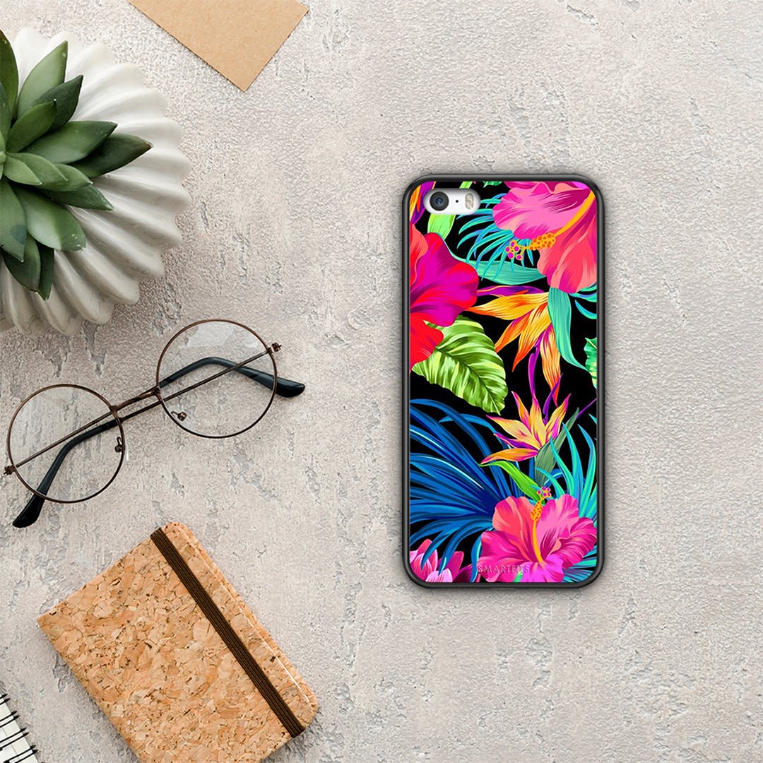 Tropical Flowers - iPhone 5 / 5s / SE case