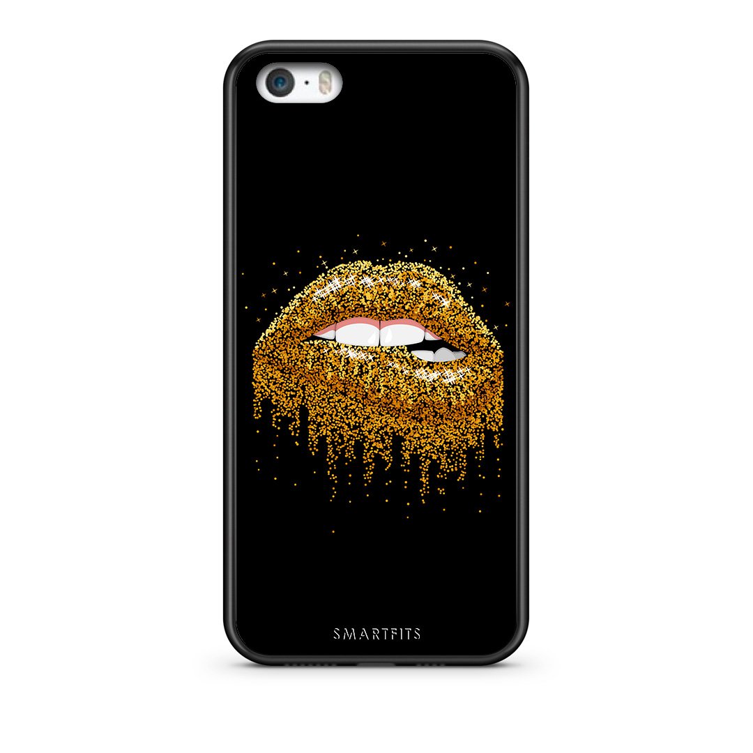 4 - iPhone 5/5s/SE Golden Valentine case, cover, bumper