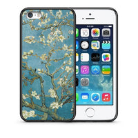 Thumbnail for Θήκη iPhone 5/5s/SE White Blossoms από τη Smartfits με σχέδιο στο πίσω μέρος και μαύρο περίβλημα | iPhone 5/5s/SE White Blossoms case with colorful back and black bezels