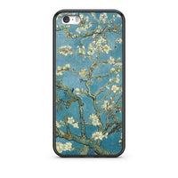 Thumbnail for iPhone 5/5s/SE White Blossoms θήκη από τη Smartfits με σχέδιο στο πίσω μέρος και μαύρο περίβλημα | Smartphone case with colorful back and black bezels by Smartfits