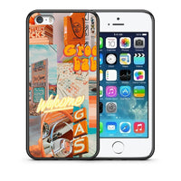 Thumbnail for Θήκη Αγίου Βαλεντίνου iPhone 5 / 5s / SE Groovy Babe από τη Smartfits με σχέδιο στο πίσω μέρος και μαύρο περίβλημα | iPhone 5 / 5s / SE Groovy Babe case with colorful back and black bezels