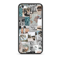 Thumbnail for iPhone 5 / 5s / SE Retro Beach Life Θήκη από τη Smartfits με σχέδιο στο πίσω μέρος και μαύρο περίβλημα | Smartphone case with colorful back and black bezels by Smartfits