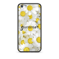 Thumbnail for iPhone 5 / 5s / SE Summer Daisies Θήκη από τη Smartfits με σχέδιο στο πίσω μέρος και μαύρο περίβλημα | Smartphone case with colorful back and black bezels by Smartfits