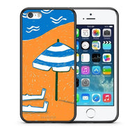 Thumbnail for Θήκη iPhone 5 / 5s / SE Summering από τη Smartfits με σχέδιο στο πίσω μέρος και μαύρο περίβλημα | iPhone 5 / 5s / SE Summering case with colorful back and black bezels
