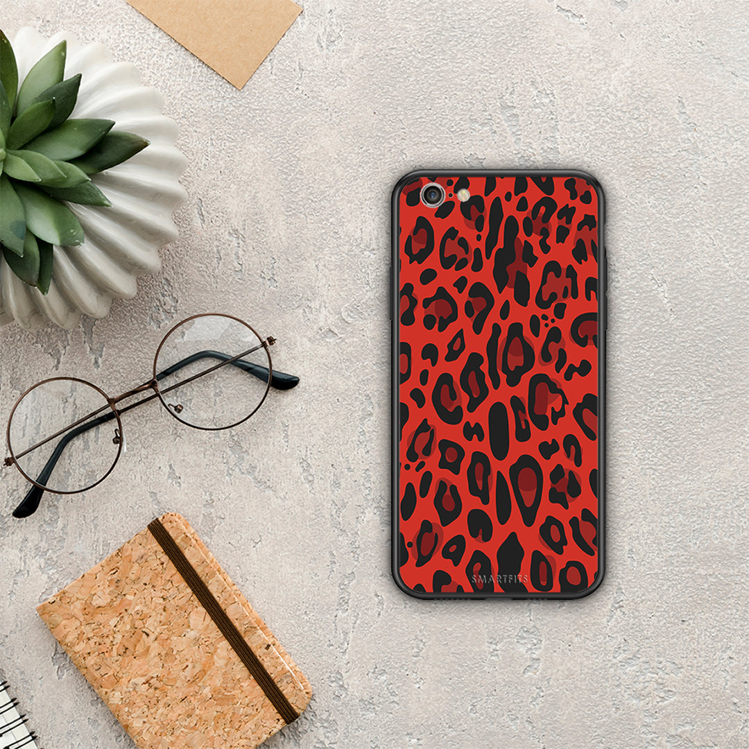 Animal Red Leopard - iPhone 6 / 6s case