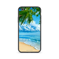 Thumbnail for iphone 6 plus 6s plus Beautiful Beach θήκη από τη Smartfits με σχέδιο στο πίσω μέρος και μαύρο περίβλημα | Smartphone case with colorful back and black bezels by Smartfits