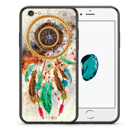 Thumbnail for Θήκη iPhone 6 Plus/6s Plus DreamCatcher Boho από τη Smartfits με σχέδιο στο πίσω μέρος και μαύρο περίβλημα | iPhone 6 Plus/6s Plus DreamCatcher Boho case with colorful back and black bezels