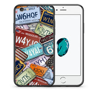 Thumbnail for Θήκη iPhone 7/8/SE 2020 Car Plates από τη Smartfits με σχέδιο στο πίσω μέρος και μαύρο περίβλημα | iPhone 7/8/SE 2020 Car Plates case with colorful back and black bezels