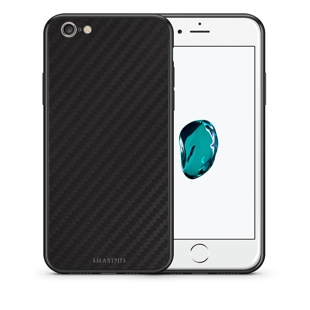 Θήκη iPhone 6 Plus/6s Plus Carbon Black από τη Smartfits με σχέδιο στο πίσω μέρος και μαύρο περίβλημα | iPhone 6 Plus/6s Plus Carbon Black case with colorful back and black bezels