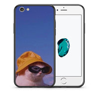 Thumbnail for Θήκη iPhone 7/8/SE 2020 Cat Diva από τη Smartfits με σχέδιο στο πίσω μέρος και μαύρο περίβλημα | iPhone 7/8/SE 2020 Cat Diva case with colorful back and black bezels