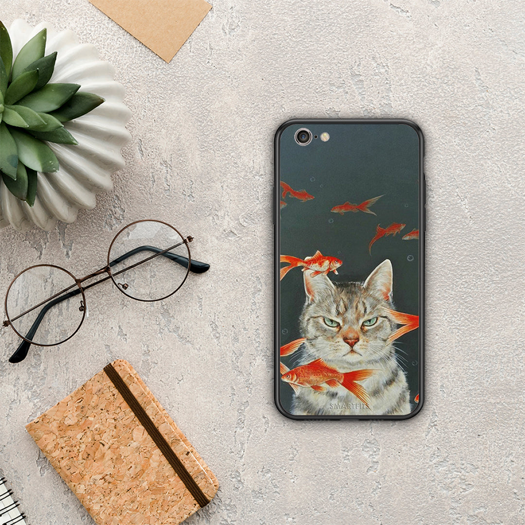 Cat Goldfish - iPhone 6 / 6s case