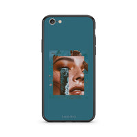 Thumbnail for iPhone 7/8 Cry An Ocean θήκη από τη Smartfits με σχέδιο στο πίσω μέρος και μαύρο περίβλημα | Smartphone case with colorful back and black bezels by Smartfits