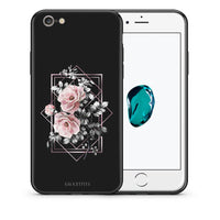 Thumbnail for Θήκη iPhone 6 Plus/6s Plus Frame Flower από τη Smartfits με σχέδιο στο πίσω μέρος και μαύρο περίβλημα | iPhone 6 Plus/6s Plus Frame Flower case with colorful back and black bezels