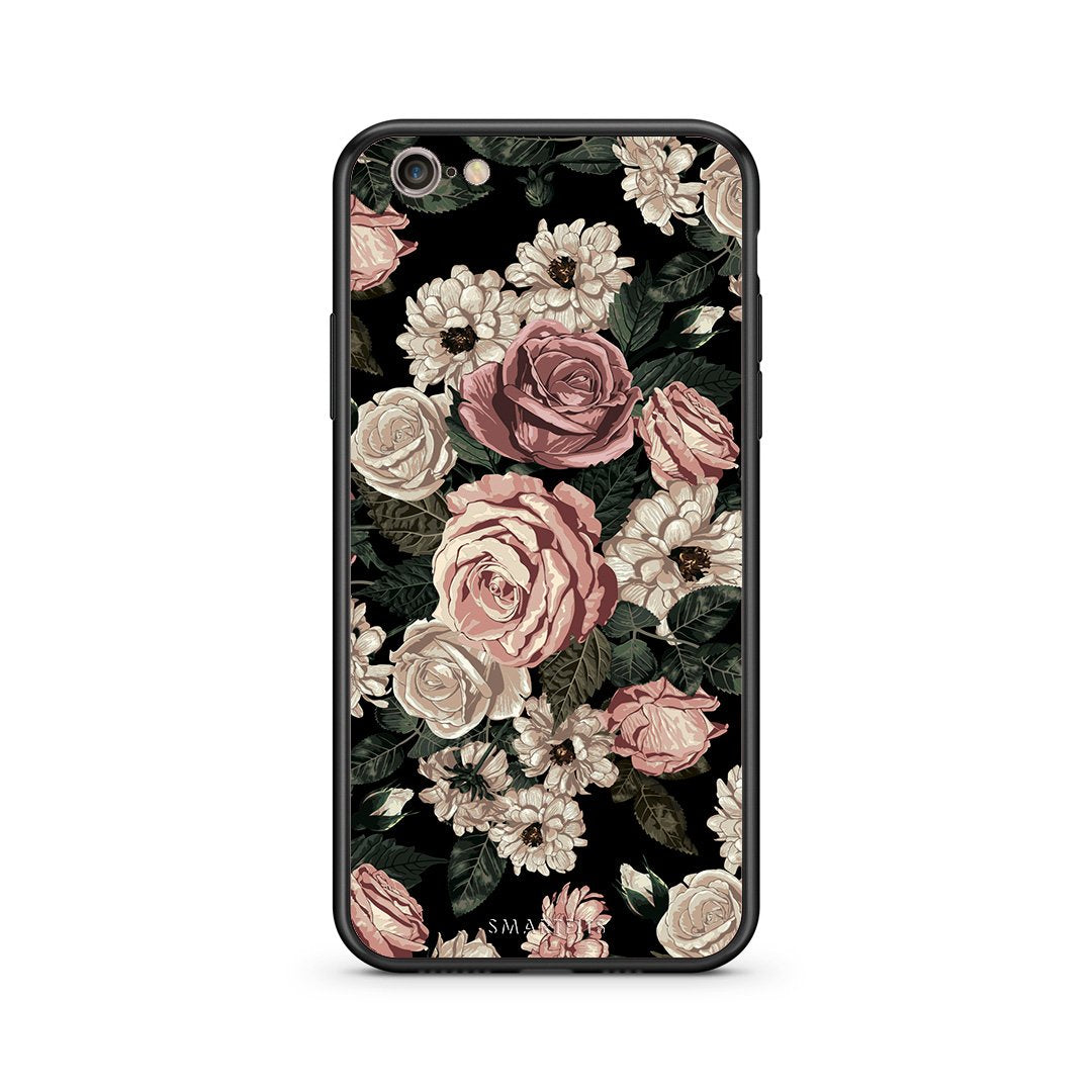 4 - iphone 6 plus 6s plus Wild Roses Flower case, cover, bumper
