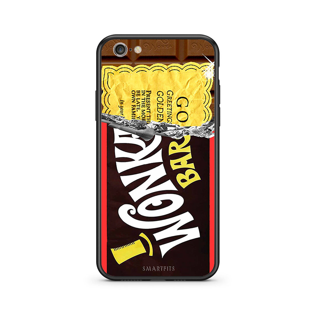 iPhone 7/8 Golden Ticket θήκη από τη Smartfits με σχέδιο στο πίσω μέρος και μαύρο περίβλημα | Smartphone case with colorful back and black bezels by Smartfits