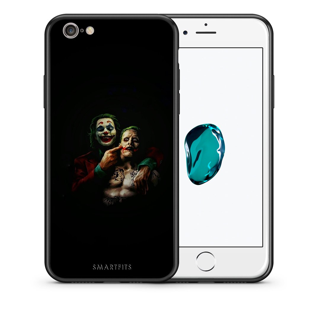 Θήκη iPhone 7/8/SE 2020 Clown Hero από τη Smartfits με σχέδιο στο πίσω μέρος και μαύρο περίβλημα | iPhone 7/8/SE 2020 Clown Hero case with colorful back and black bezels