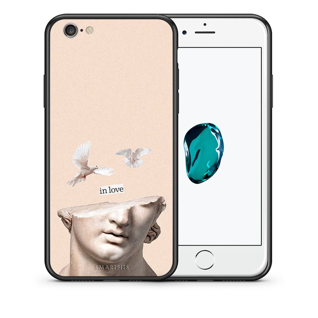 Θήκη iPhone 6 Plus/6s Plus In Love από τη Smartfits με σχέδιο στο πίσω μέρος και μαύρο περίβλημα | iPhone 6 Plus/6s Plus In Love case with colorful back and black bezels