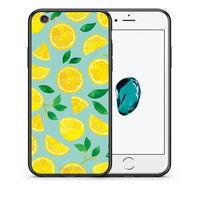 Thumbnail for Θήκη iPhone 7/8/SE 2020 Lemons από τη Smartfits με σχέδιο στο πίσω μέρος και μαύρο περίβλημα | iPhone 7/8/SE 2020 Lemons case with colorful back and black bezels