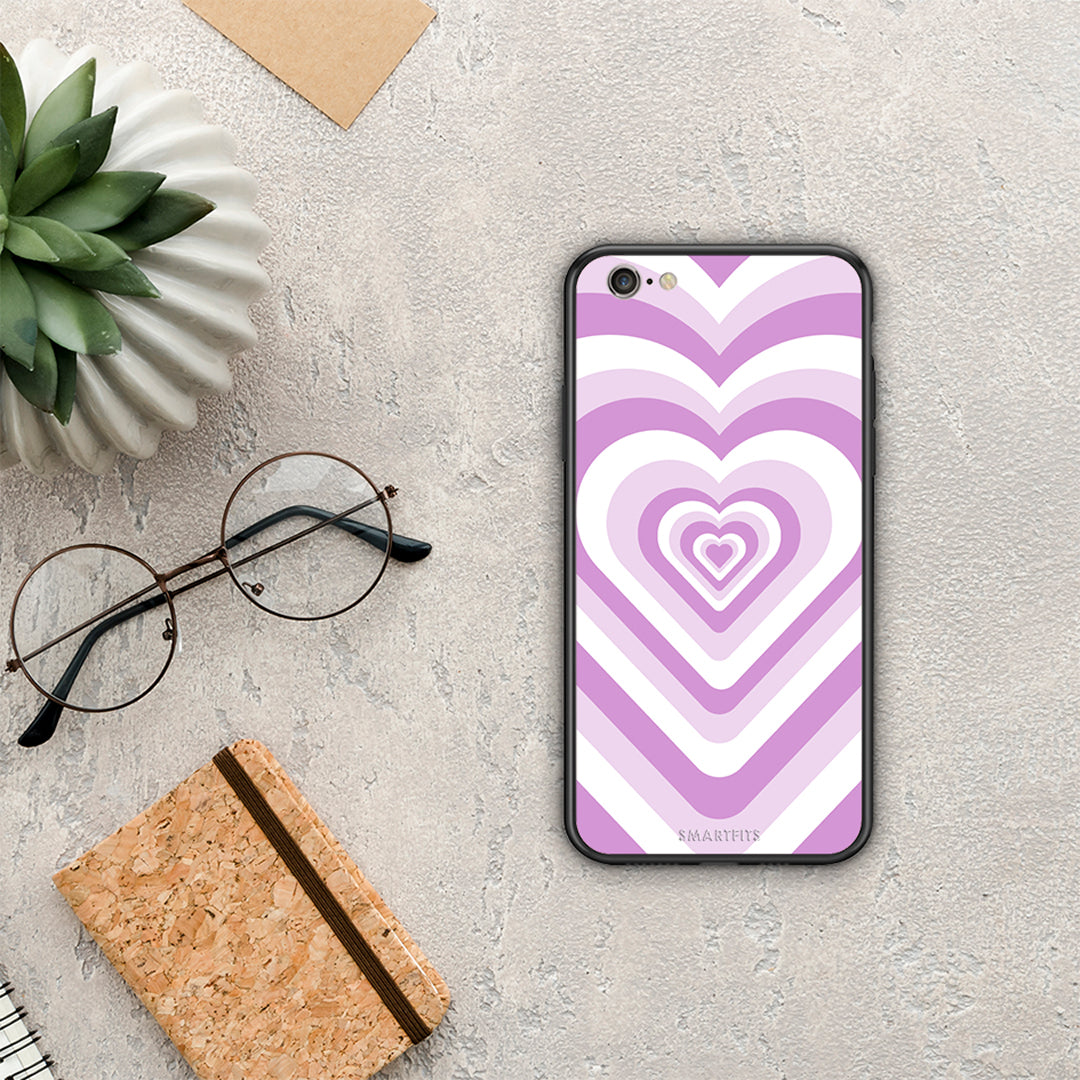 Lilac Hearts - iPhone 6 / 6s case
